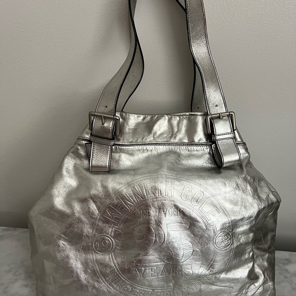 Kenneth Cole 25th Anniversary 1983 Edition SilverTote - Picture 14 of 14